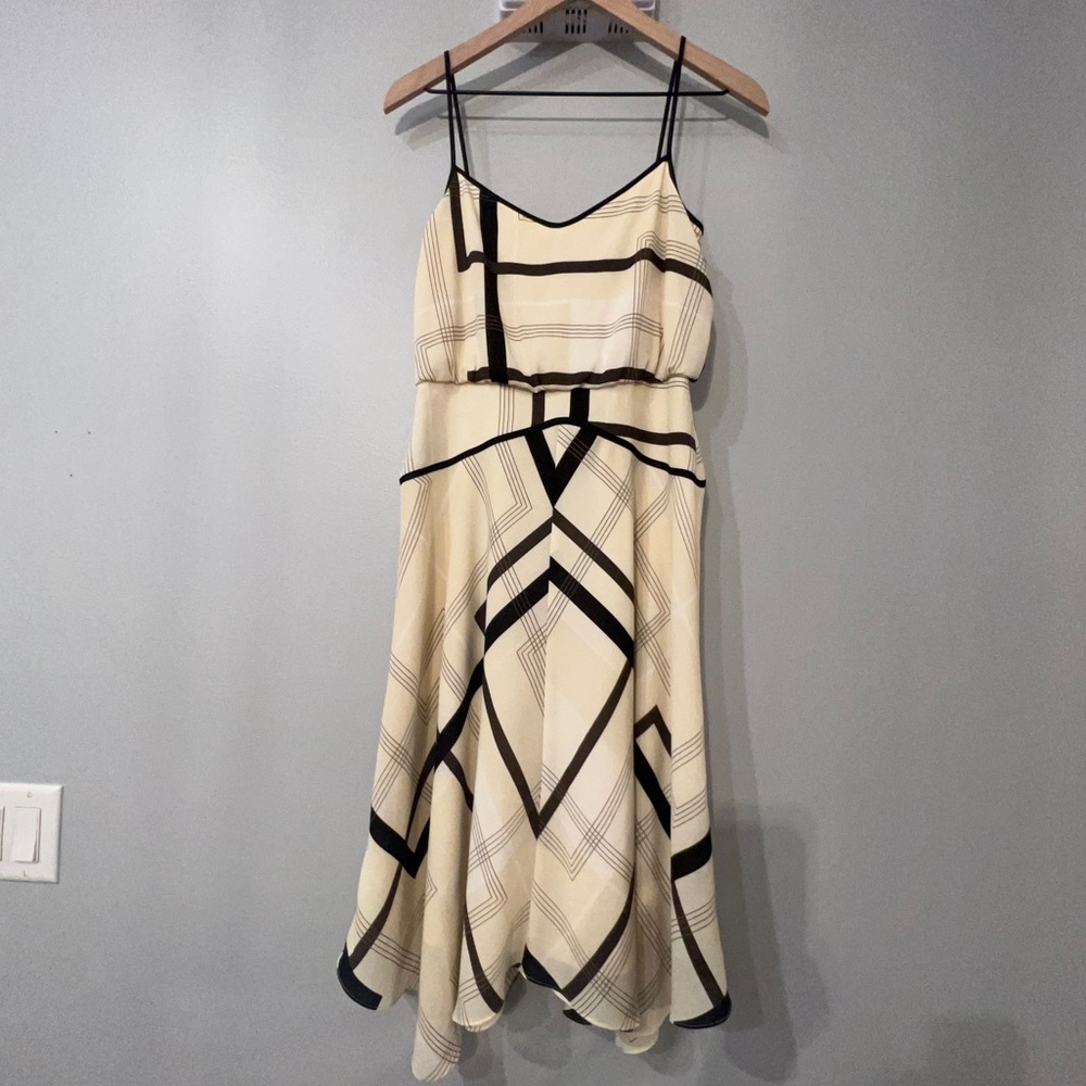 Banana Republic midi geometric dress